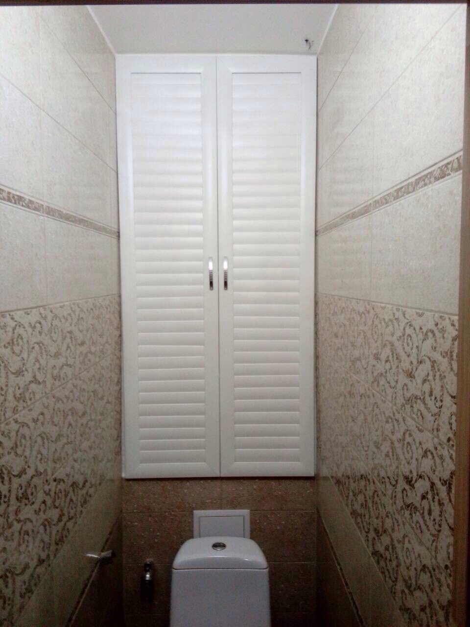 дверцы из мдф для сантехнического шкафа в туалете