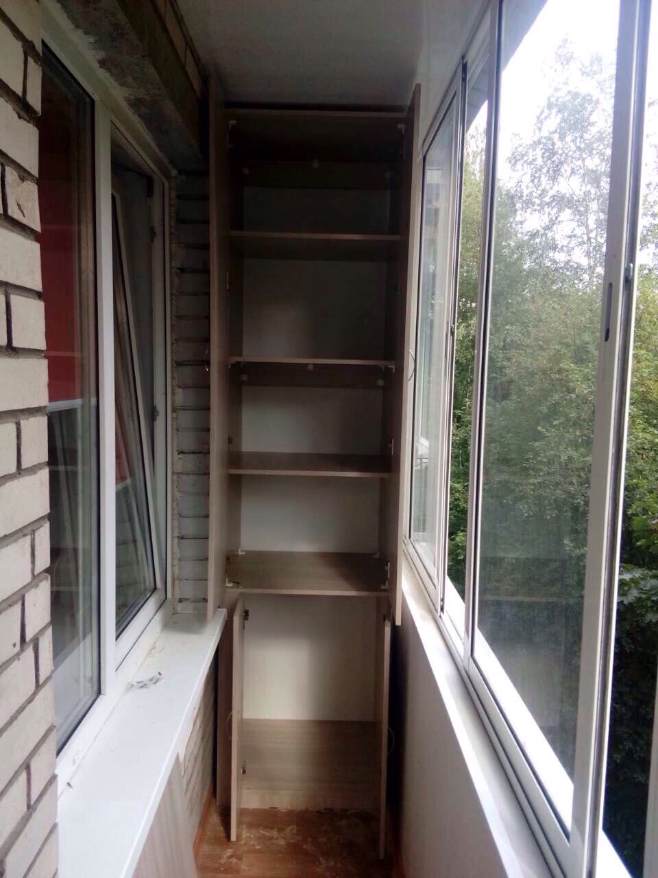 Шкаф на балкон хрущевка